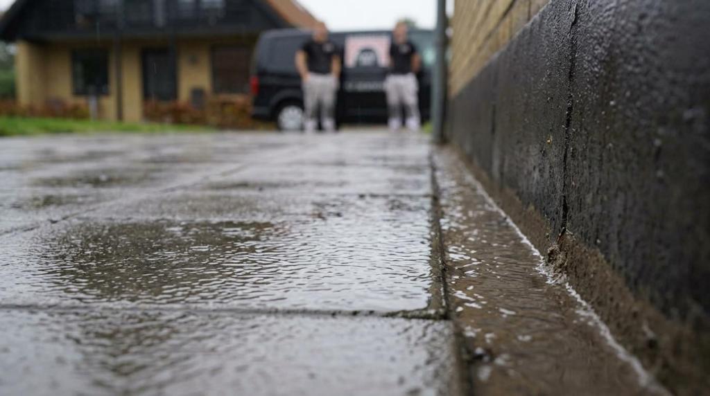 vand i kælderen efter regn
